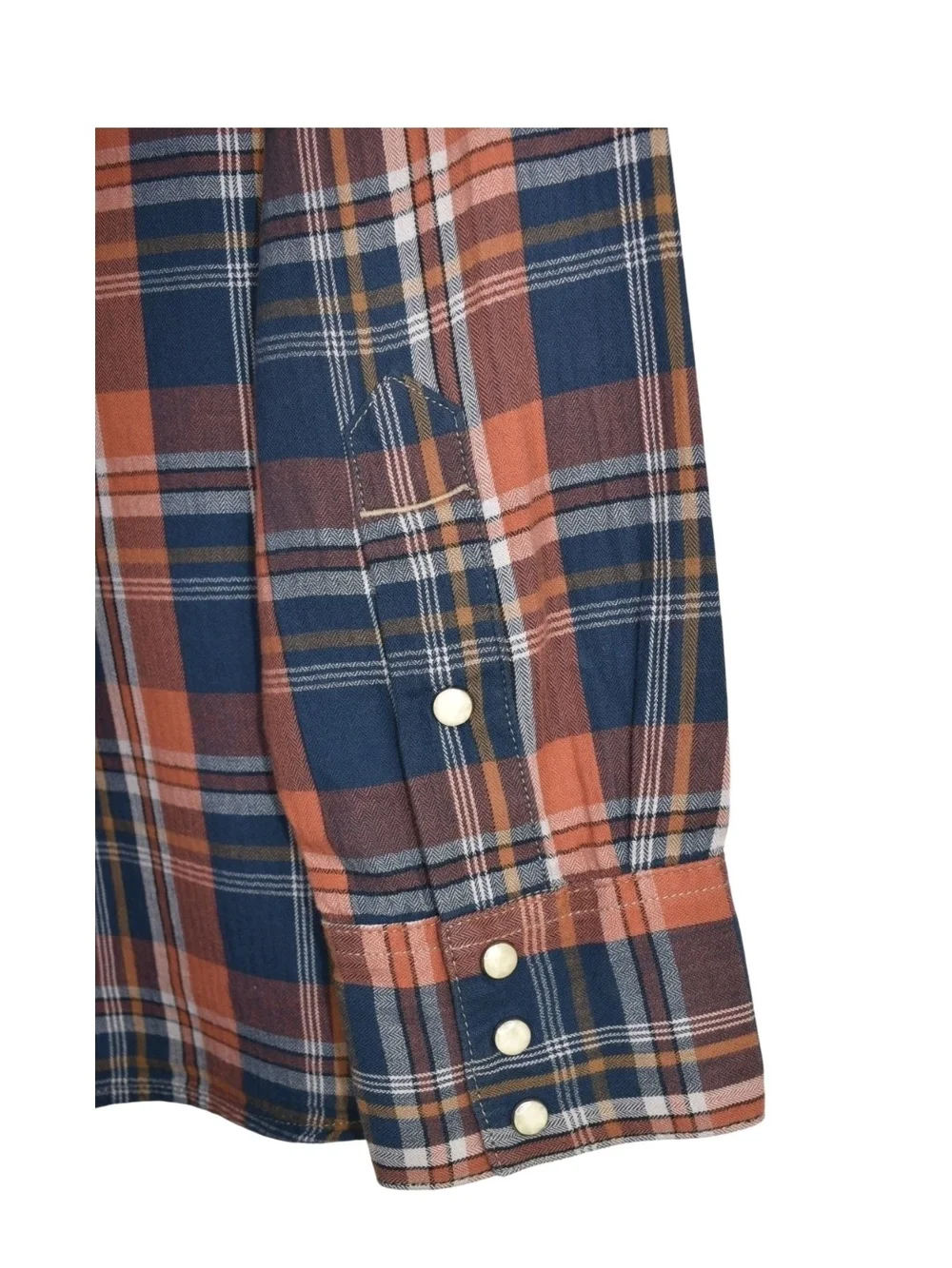 True Religion Men's Plaid Western Pearl Snap Button Cowboy Shirt Size XL